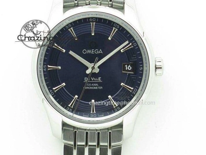 0212 De Ville MK 1:1 Best Edition SS Black Dial On Black Leather Asian Seagull T1701 (Sec@6) Unisex 8243